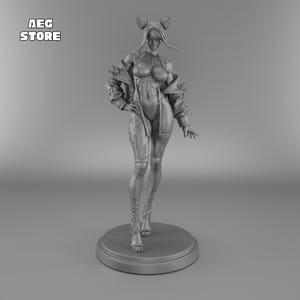 Juri Han STL File, Juri Han Street Fighter 3D Model, 3D Printable Juri Han Statue STL