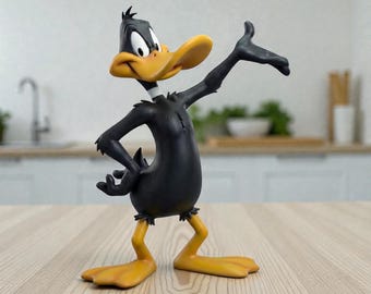 Daffy Duck Figure, 3D Model STL File