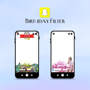 Personalized Birthday Snapchat Filter: Custom Geofilter Design