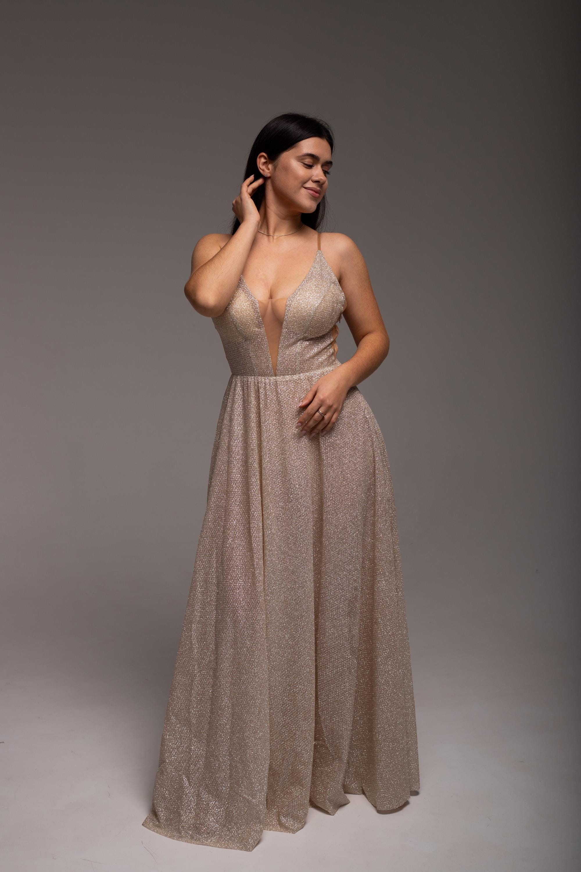 Champagne Wedding Guest Dresses - Etsy