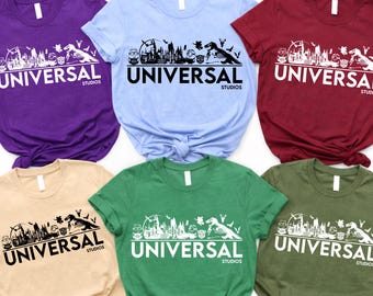 Universal Studios Shirt,Universal Orlando Family Vacation Shirts,Movie Theme Park Trip Outfits,Group Vacation Apparel,Theme Park Top shirts
