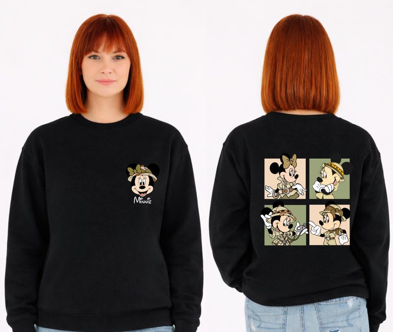 Disney Safari Hoodies,Animal Kingdom Sweatshirts,Safari Squad Hooded Sweater,Custom Disney Family Trip Hoodies,Disney World 2026 Sweatshirts image 5