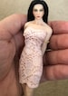 1:12 scale PINK lace for 6 inch dolls and action figures. 