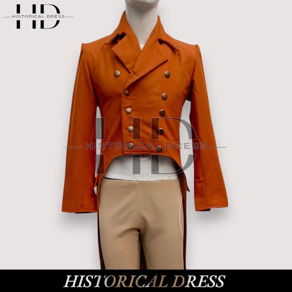 Mr. Darcy Regency Tailcoat: Brown Wool Frock Coat - Historical Menswear -  Etsy Israel