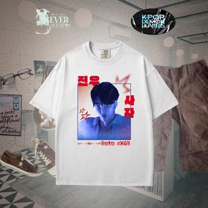 KPop Demon Hunters Shirt - Comfort Colors®, Jinu Shirt, Saja Boys Shirt, Rumi and Jinu, Saja Boys Fan Gifts, Demon Hunter Merch, Huntrix