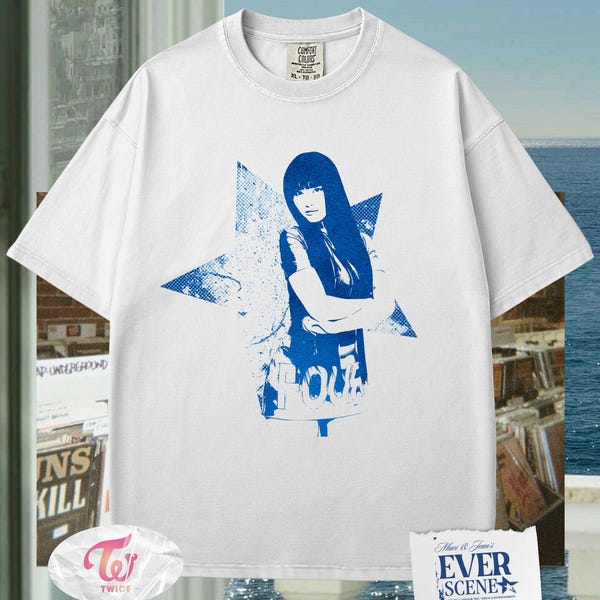 Momo Twice Shirt Comfort Colors, Vintage Style Aesthetic KPop Merch, This Is For World Tour Graphic T-Shirt Unisex, Gift for Once Fans