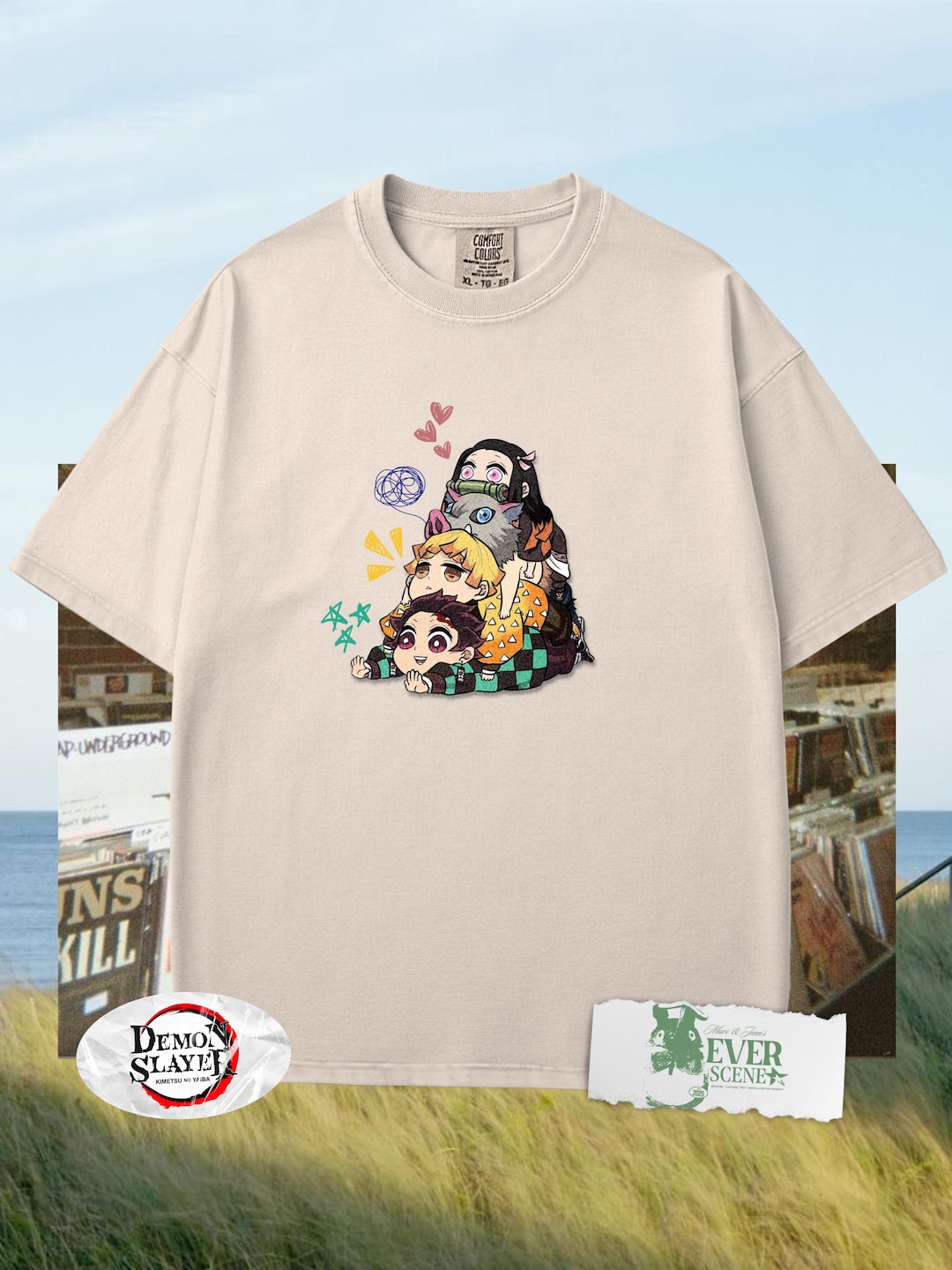Demon Slayer Characters Anime Shirt Comfort Colors, Tanjiro Zenitsu Nezuko Inosuke T-shirt, Kimetsu No Yaiba Tee, KNY Gift for Anime Lovers - Etsy