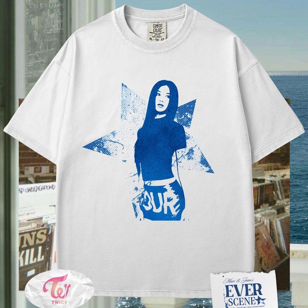 Sana Twice Shirt Comfort Colors, Vintage Style Aesthetic KPop Merch, This Is For World Tour Graphic T-Shirt Unisex, Gift for Once Fans
