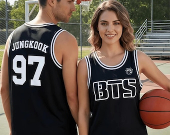 Custom BTS Kpop Basketball Jersey, Unisex Fan Merch