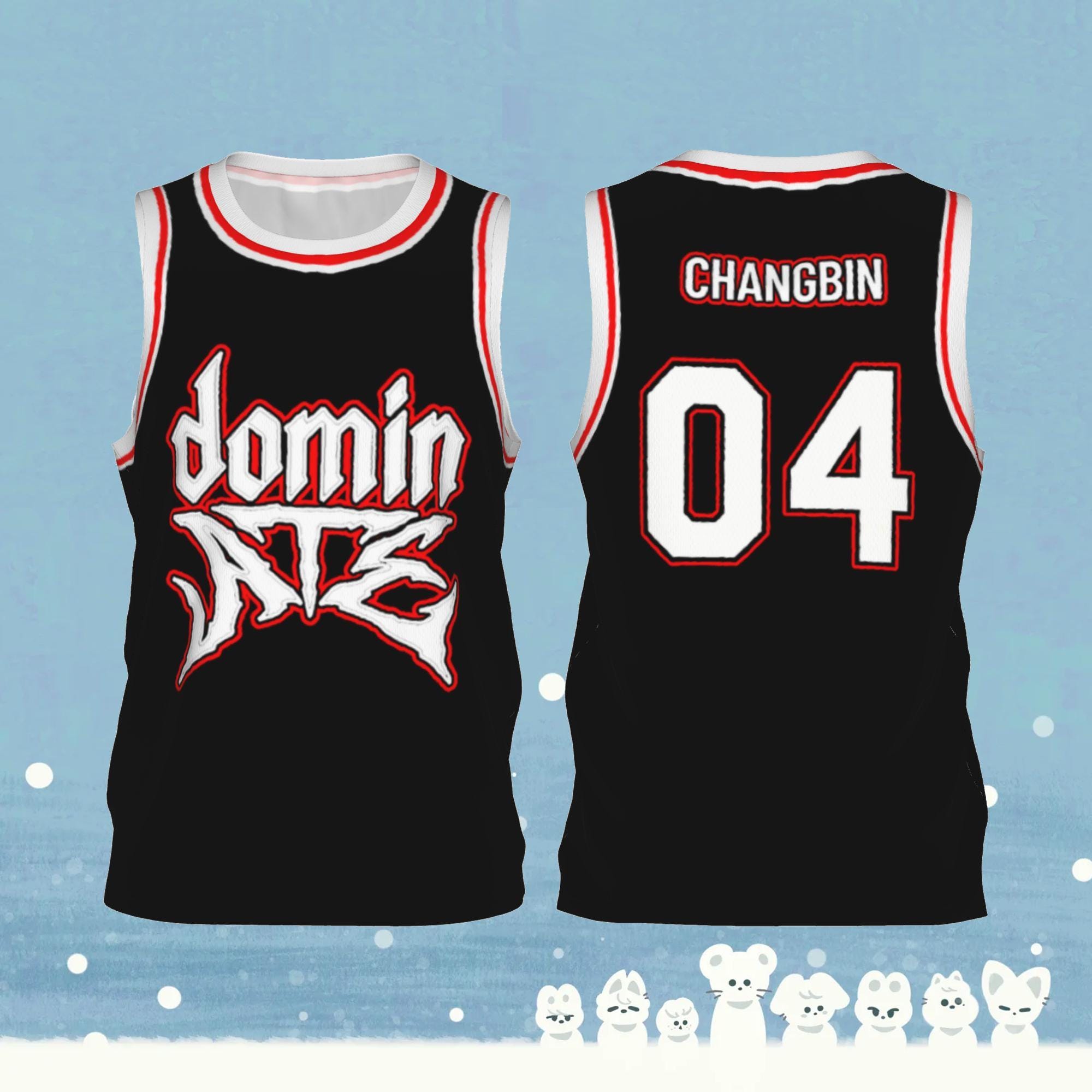 straykids スキズ バスケットボール ユニフォーム ジャージー L Stray Kids Dominate Basketball Jersey - Etsy スキズ straykids