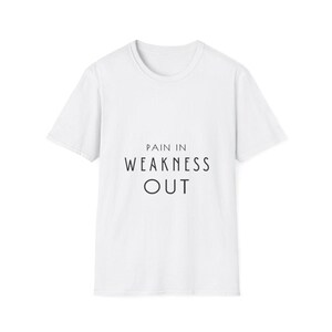 t-shirt, pain, motivation, white