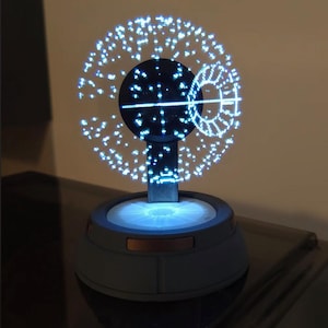 Hologramm-Puck, LED-Fan-3D-Display mit Animation, Star Wars, Cosplay