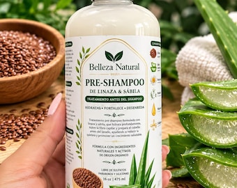 pre-shampoo de sabila y linaza