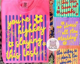 Comfort Colors® Colorful Striped Mama Shirt, Summer Moms Club Shirt, Mama Needs A Margarita Shirt, Neon Distressed Mama Motherhood Shirt