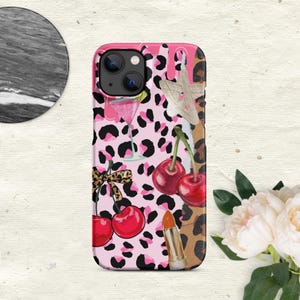Pink Leopard Print Phone Case for iPhone16 15 14 13 12 11 Pro Max Case iPhone 15 14 13 12 11 Pro 15 14 Plus Case 13 12 and more