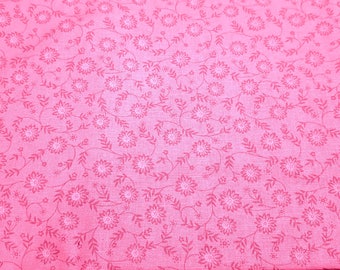 Pink/Orchid Floral Tonal Blender Premium cotton fabric from David Textiles - crafting, apparel, quilts - 1 yard piece