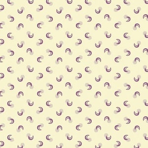 Blue Ridge Lavender Swirl on Ecru Premium cotton fabric from Quilting Treasures - quilts, sewing, apparel, crafting