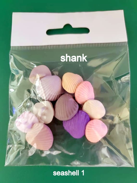 Seashell Theme Button And/or Embellishment Packs From Dress It - Etsy