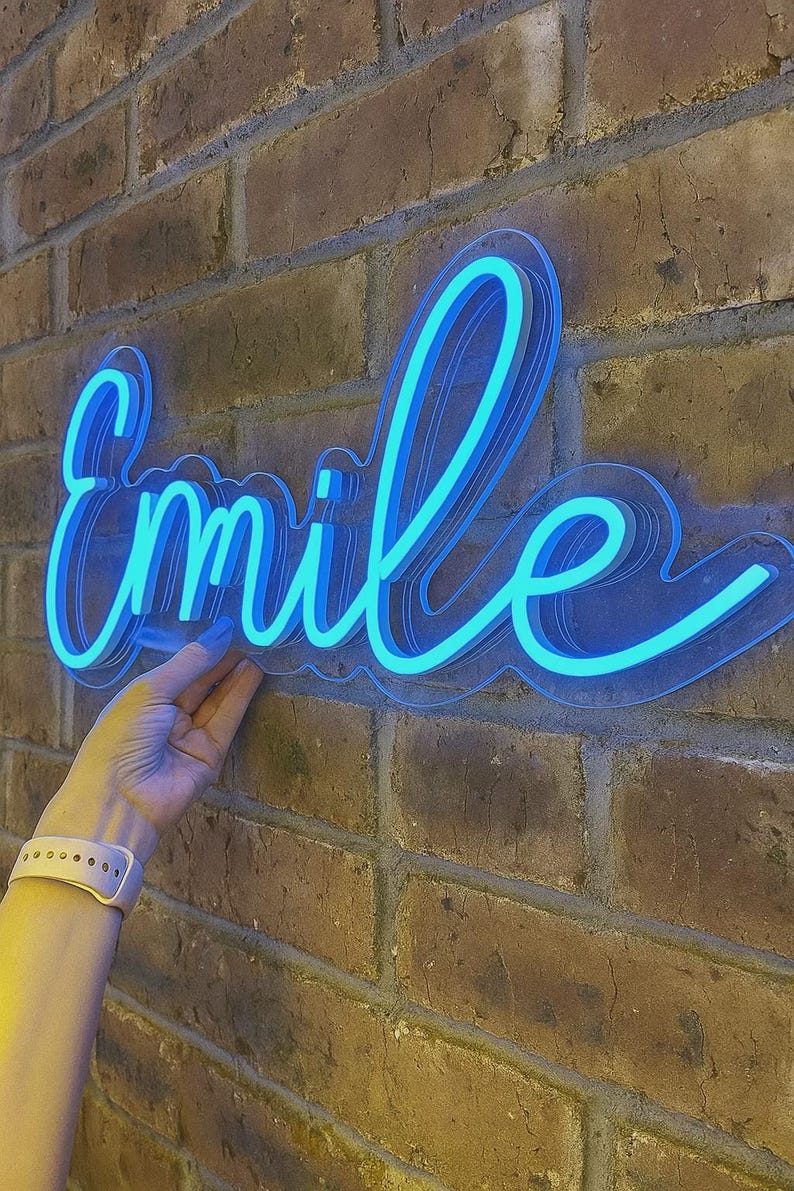 Custom LED Neon Name Sign | Home Sweet Home Wall Decor - Etsy