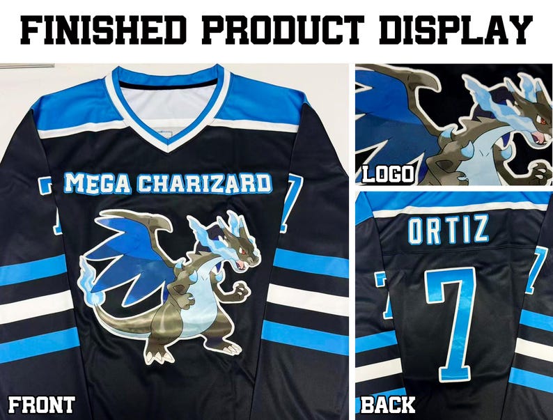 Custom Ice Hockey Jersey for Men Women Youth, Sweatshirt Personalized Name Number, Hockey Shirts Sports Uniform for Hockey Fans Gift image 8