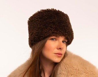 60s Wool Bucket Hat/vintage Velvet Hat/british Black Wool  display picture 3