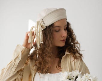 Gorro marinero con doble cordón, algodón natural, perfecto para primavera y verano.