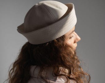 Gorro marinero de algodón para primavera y verano, diseño cómodo para mujer.