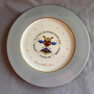 President Eisenhowers första födelsedag i The White House Plate, New Castle, PA, 2:a uppl.