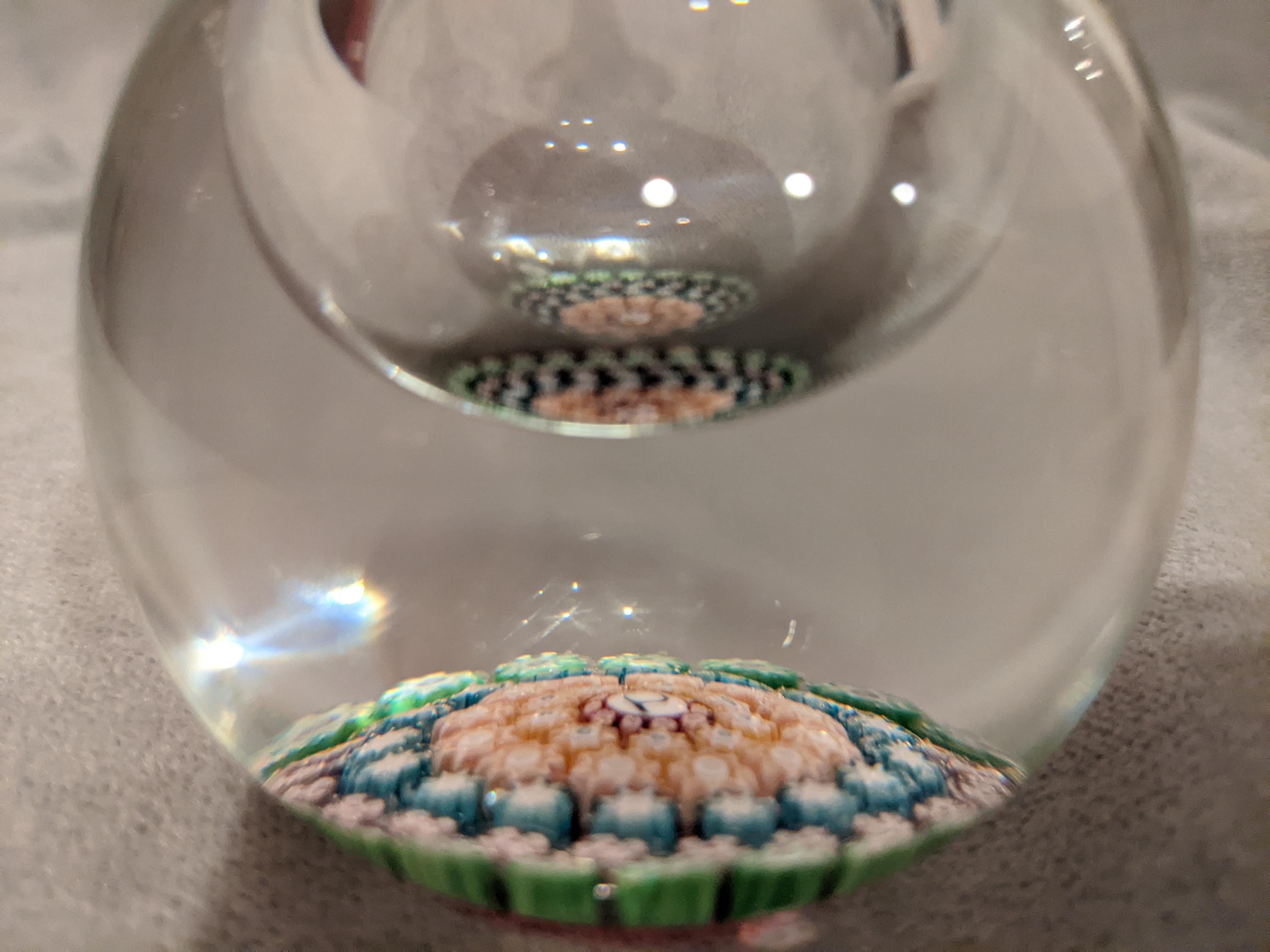 Perthshire Scottish Millefiori Glass Art Perfume Bottle With