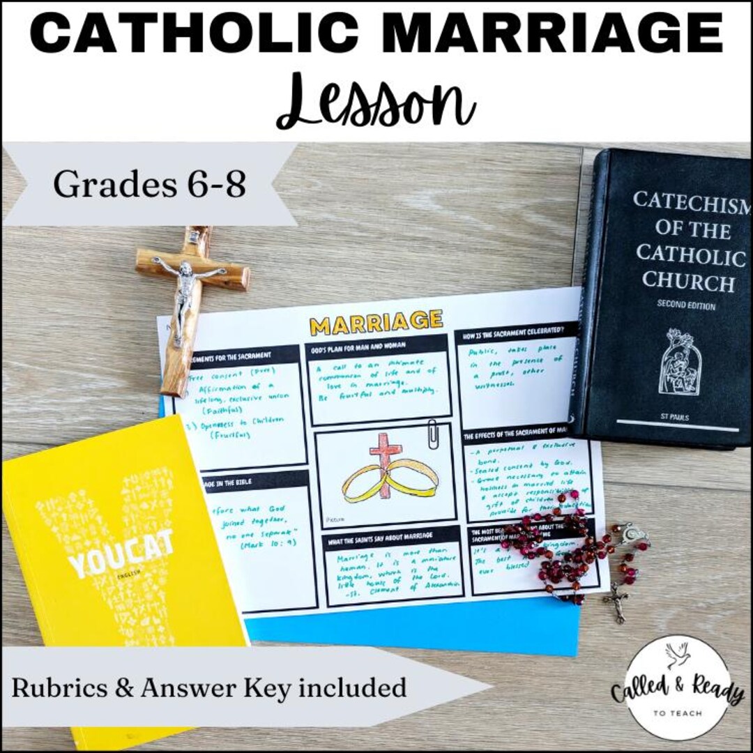 Marriage Catechism Research Project | Catholic Sacrament of Matrimony ...