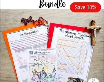 Catholic Homeschool Rosary Bundle: Lectio Divina, Bible Games (Save 10%)