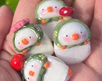 Handmade Duck Polymer Clay Phone/Laptop Charm