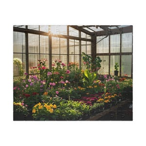 Legpuzzel bloemenkas: een binnenactiviteit voor tuinliefhebbers