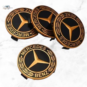Mercedes wheel center caps, Mercedes alloy wheel center caps, 75mm, Mercedes wheel caps, Mercedes rims covers, Car Accessories