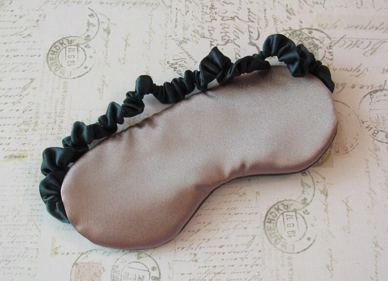 Pine Foxes Sleep Mask Cotton /& Satin Eye Mask