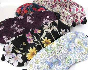 Liberty of London Sleep Masks // Floral, Art Deco, Eye Mask