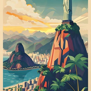 Rio de Janeiro Travel Poster