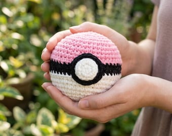 Pokeball Amigurumi Häkelanleitung (PDF Pattern)