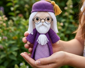 Häkelpuppe Amigurumi, einfaches Anfängerhäkelspielzeug (PDF-Muster)