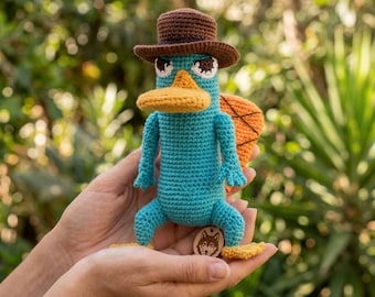 Platypus Häkelanleitung, Amigurumi, anfängerfreundlich (PDF-Häkelanleitung)