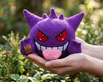 Gengar Amigurumi Häkelanleitung (PDF Download)