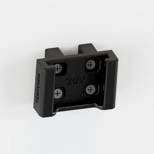 Soporte de pared DeWalt de 20 V (MAX, XR, PowerStack) | Soporte universal para batería | Soporte de pared para garaje | Soporte de almacenamiento | Fijación rápida