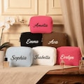 Personalized Embroidered Waffle Cosmetic Bag – Custom Name Gift product logo