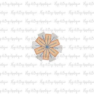 Pompom Skissstygn Broderidesign 2" 2,5" 3" 3,5" 4" 4,5"