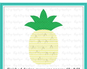 Ananas Sommer Applikation Muster PDF