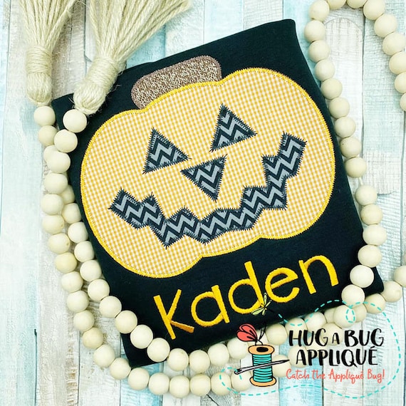 Zig Zag Mouth Jackolantern Applique Paper, Party & Kids Appliques