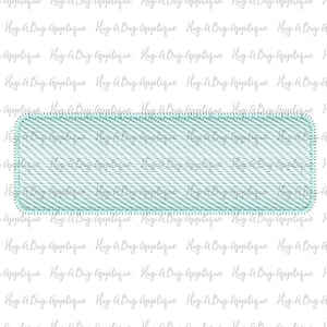 Rounded Box Name Box Sketch Stitch Embroidery Design 25 Sizes