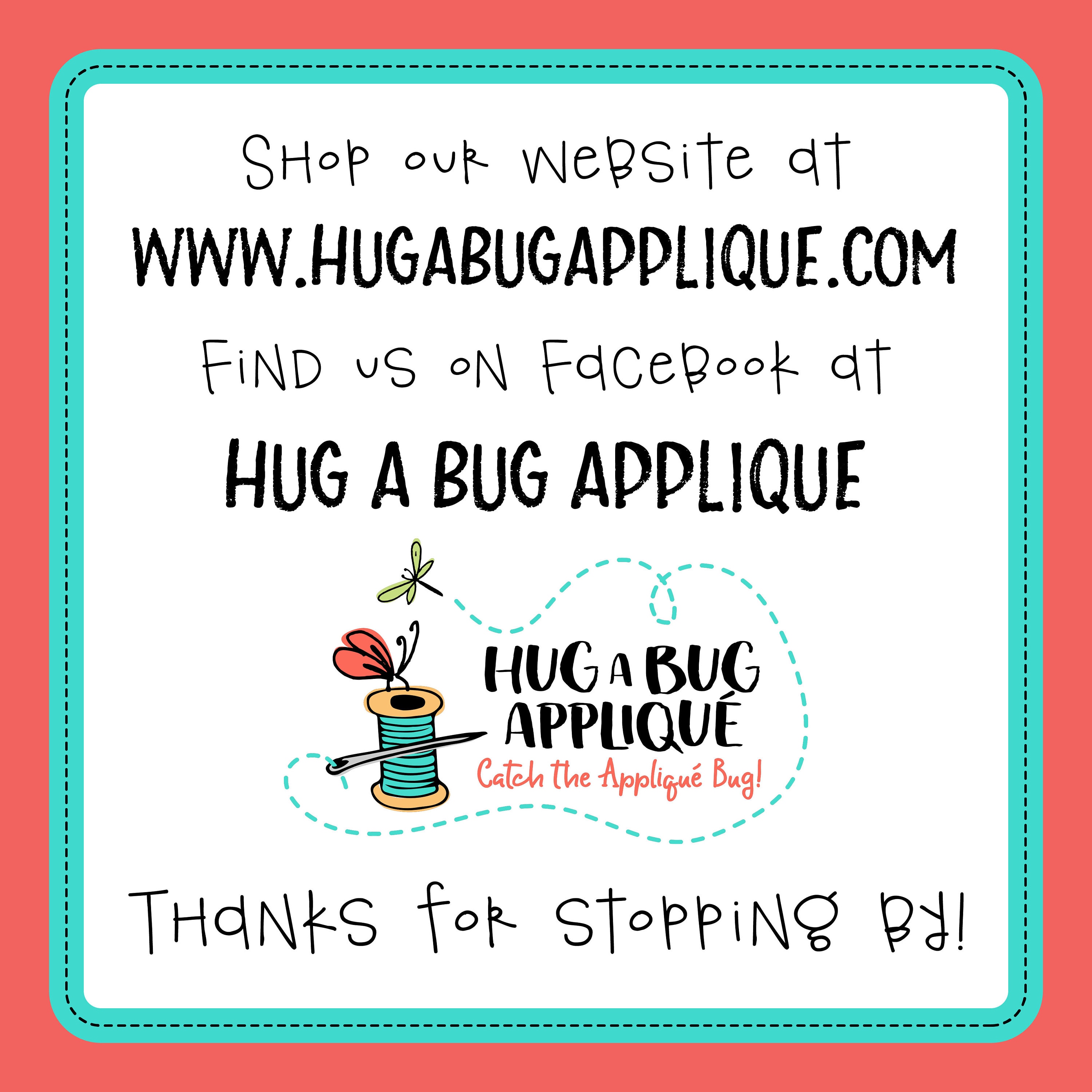 Sewing Sewing & Needlecraft Bugs Split Circle Zig Zag Stitch Applique