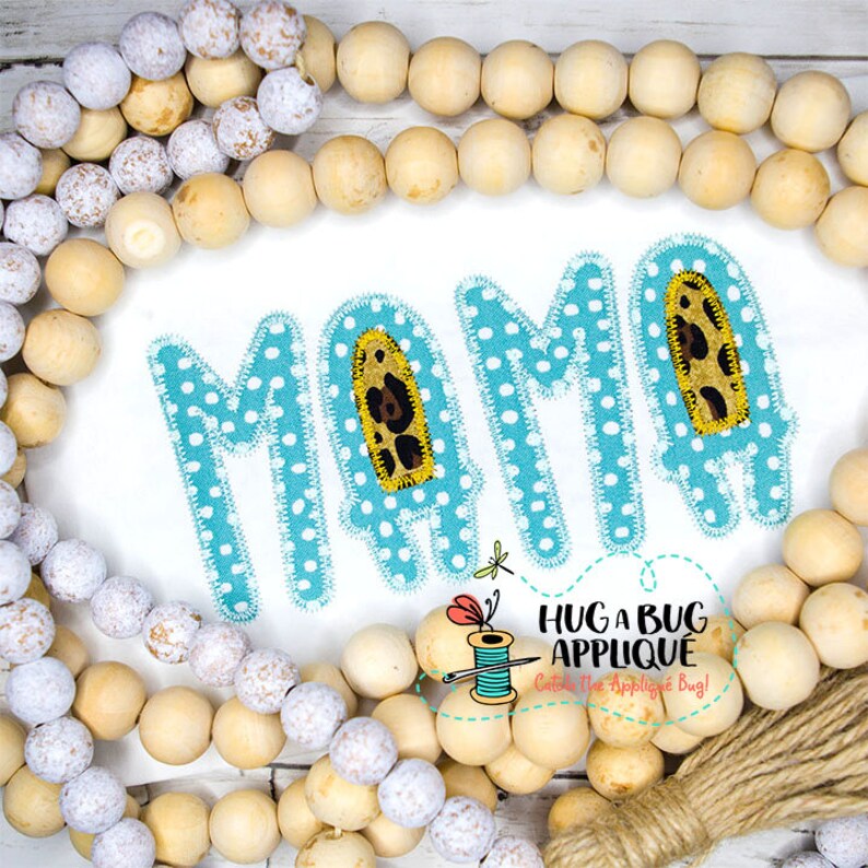 September Zig Zag Stitch Applique Font 2 3 4 Etsy