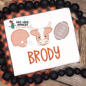 Helmet Longhorn Football Sketch Stitch Embroidery Design 5x7 6x10 8x8 8x12 9x9